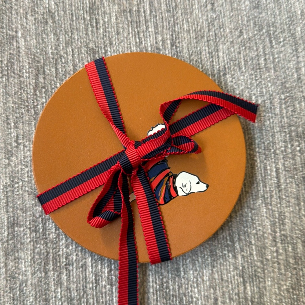 Clare V Cuoio Coasters Paco